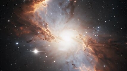 Wall Mural - Stunning Cosmic Nebula and Star Field in Deep Space.