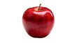 © Wajahat - A single red apple with stem on a transparent background