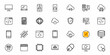 © Muhammad - Modern technology icons representing cloud computing, network security, web development and hardware, perfect for tech startups and digital solutions providers