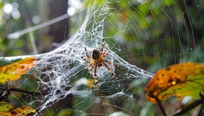 A massive spiderweb, made of the threads of low-interest-rate policies, trapping investors.