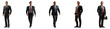 © Jieee Mooo - Businessmen in Suits Walking, Professional Attire for Corporate Events Isolated Transparent Background