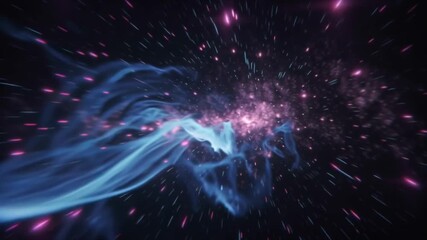 Wall Mural - Cosmic Nebula Space Travel Abstract Galaxy Background