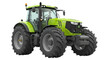 © Friedrich - Isolated green agricultural tractor at studio, modern farming machine used in agriculture work