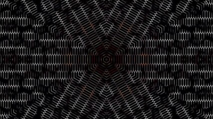 Wall Mural - Abstract background moving stripes and flashing with shining light dots. Animation with circles	
