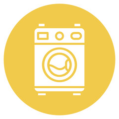 Wall Mural - Laundry Machine icon vector image. Can be used for House Cleaning.