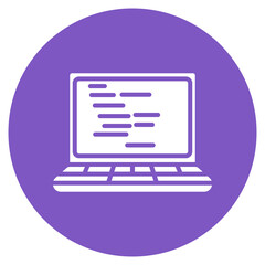Wall Mural - PHP Coding icon vector image. Can be used for Coding and Development.