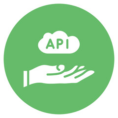 Wall Mural - API icon vector image. Can be used for Computer Programming.