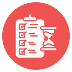 Project Deadline icon vector image. Can be used for Computer Programming.