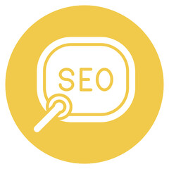 Wall Mural - SEO Tag icon vector image. Can be used for Web Marketing.