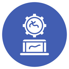 Wall Mural - Web Settings icon vector image. Can be used for Seo and Web.