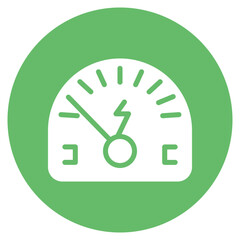 Wall Mural - Ammeter icon vector image. Can be used for Electric Circuits.