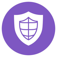 Wall Mural - Cyber Security icon vector image. Can be used for Biometrics.