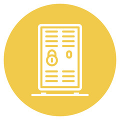 Wall Mural - Locker icon vector image. Can be used for Volleyball.