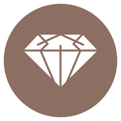 Wall Mural - Diamond icon vector image. Can be used for Casino.