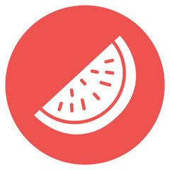 Wall Mural - Watermelon icon vector image. Can be used for Casino.