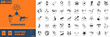 © Madani Pro - Hormones Duotone Editable Icons set. Vector illustration in modern thin solid style of hormones icons: molecular, science, stroke, etc