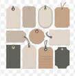 © Phulmalarani - Collection of Various Beige Price Tags