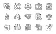 © RI Rafiq - Social Policy line icon set. Containing education, reform, services, welfare, health care, insurance, world, politics, vector line icon pack
