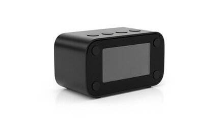 Modern digital alarm clock with a clear display and simple buttons, perfect for bedside tables and waking up on time