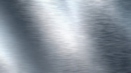 Wall Mural - Polished Silver Surface with Soft Brushed Texture and Low Resolution