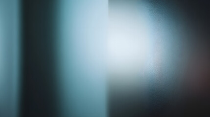 Wall Mural - An abstract gradient blending from soft blue to deeper hues, creating a calming and modern atmosphere.