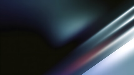 Wall Mural - A sleek, abstract design featuring smooth gradient lines in shades of blue and silver, creating a modern and dynamic feel.