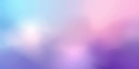 Wall Mural - Abstract, soft purple and blue background with colorful bokeh light and motion blur design