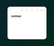 © meddesigner - Notes user interface template. Digital planner app for schedule vector mockup illustration