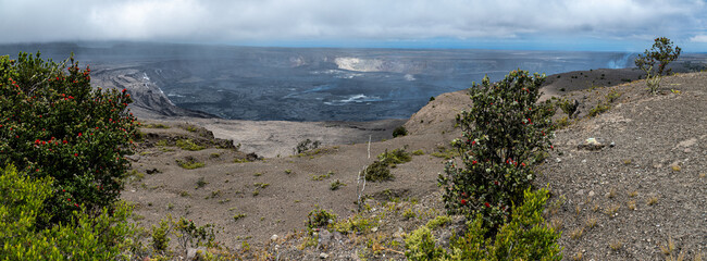 Halemaumau Crater on Big Island, HI