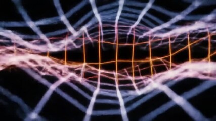 Abstract digital design featuring a complex network of interconnected lines, creating an intriguing and visually stimulating composition representing technology