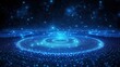© li - Abstract Blue Digital Data Visualization
