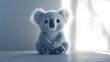 © Soonwiin - Cute Koala Cub Sitting, Studio Light, Background Blur, Children's Book