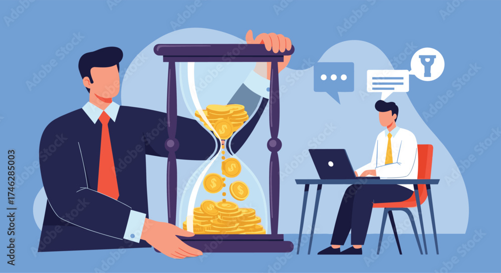 Effective time management strategies for increased productivity. Stock ...
