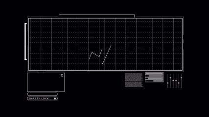 Wall Mural - Futuristic Interface: Data Visualization, Tech, and Cybernetic Design