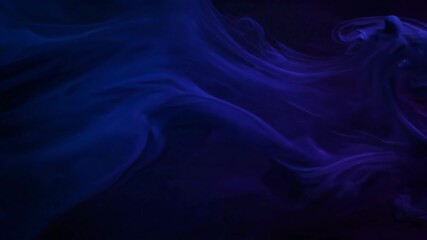 Wall Mural - dark mysterious currents of deep blue and purple flow and intertwine, creating a seamlessly looping 