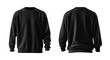 © Rizki - Black sweatshirt, front and back views