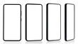 © rvlsoft - Set of smartphone images in different angles isolated on transparent background