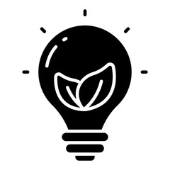 Wall Mural - Creative design icon of eco idea