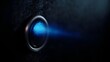 © Thares2020 - Close up of a glowing blue fingerprint scanner symbolizing secure digital access and identity verification