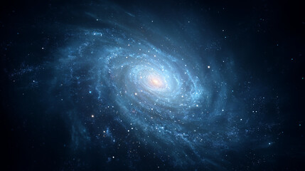 Wall Mural - space background with galaxy and stars