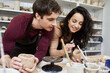 © Bliss - Creating memories together in a pottery studio with love and laughter