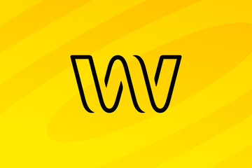 Wall Mural - Letter W logo icon design template elements