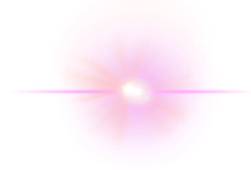 Wall Mural - Special lens flare effect for overlay background, sun flares and sun beam rays effect, neon lighting effects rays, glowing flares on transparent background 