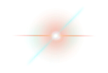 Wall Mural - Special lens flare effect for overlay background, sun flares and sun beam rays effect, neon lighting effects rays, glowing flares on transparent background 