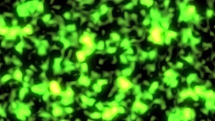 Wall Mural - Organic green cells texture seamless loop animation  
