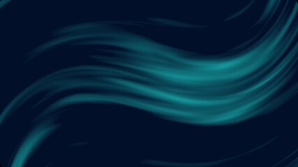 Wall Mural - Blue flowing smoke background seamless animation  
