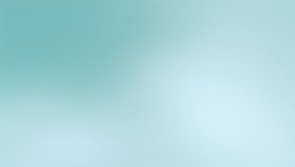 Clean, soft gradient of cool teal to soft white, minimalist and tranquil