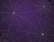 © Leo Nasi - Spooky Spider Web Halloween Background Purple Vector CMYK Printer-Safe Colors