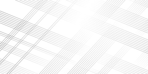 Wall Mural - Minimal diagonal stripe oblique, slanting lines gradient abstract art modern geometric vector pattern background. black and white ribbed striped diagonal line pattern as gradient fabric texture.	