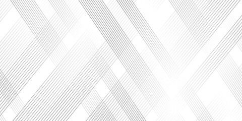Wall Mural - Minimal diagonal stripe oblique, slanting lines gradient abstract art modern geometric vector pattern background. black and white ribbed striped diagonal line pattern as gradient fabric texture.	